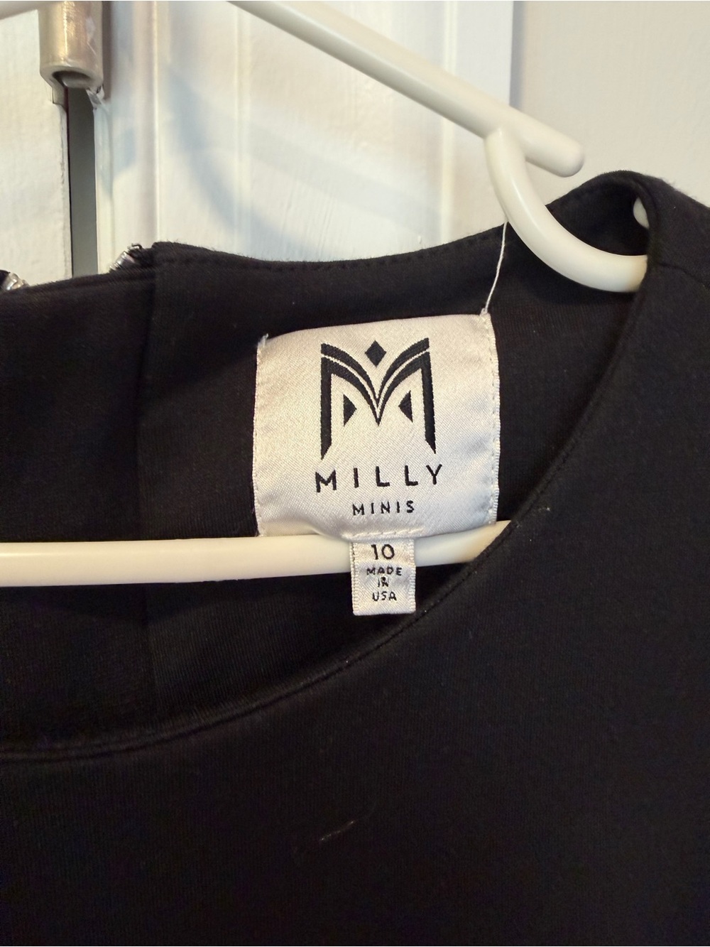 Milly Black Peplum Dress